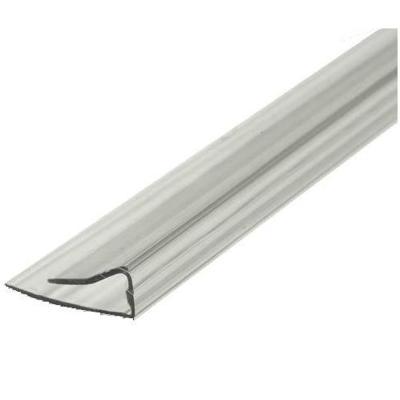 Профиль торцевой 4мм 2,1м прозрачный