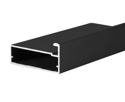 RF-05/BLANDO Профиль фасадный под стекло черный анод (6м хлыст)