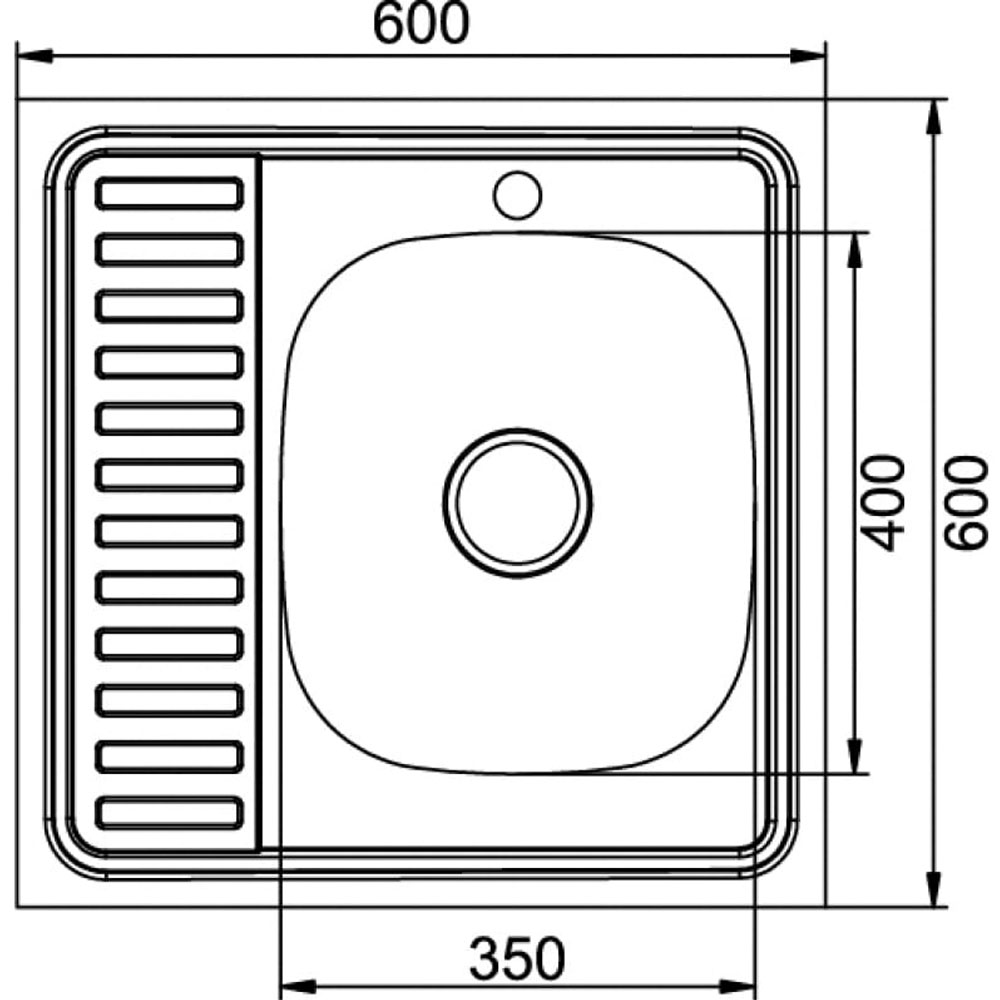 Кухонная мойка Mixline 528015