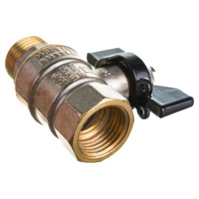 Кран шар 1/2 гш ручка бабочка  537122