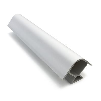 Соединение цоколя угловое 90 белый глянец