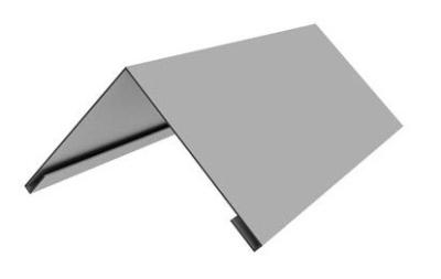 Угол 190х190 оцинк. 2м с отбортовкой