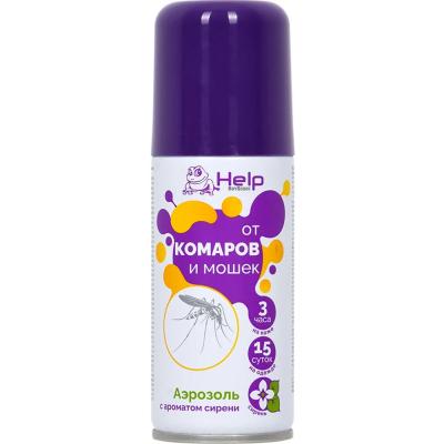Аэрозоль от комаров и мошек Сирень 75мл HELP