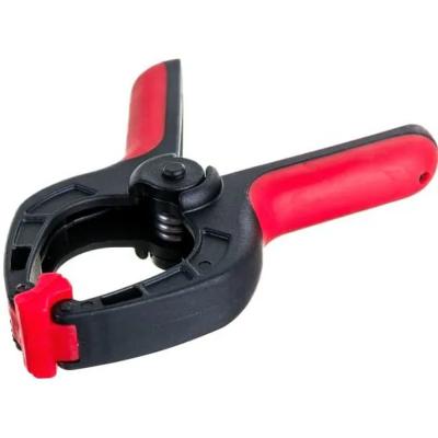 Струбцина  клещеобразная пласт. корпус, усиленная пружина, зев 42мм