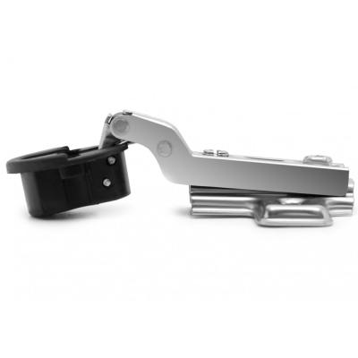 Н502В/1410 Мини петля слайд-он для стекл.дверей BOYARD  без накладки