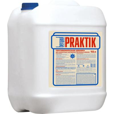 Противоморозная добавка для цементных растворов и бетонных смесей Bergauf Praktik 10л
