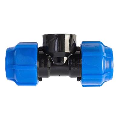 Тройник ПЭ с внутр.труб.резьбой 32х3/4х32