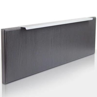 Ручка торцевая, коллекция Hidden, 384мм, хром сатиновый