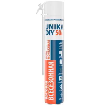 Пена монтажная бытовая UNIKA DIY 50 (всесезонная)