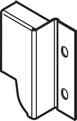 Z30M000S.04 L Держатель задней стенки, высота М (96,5 мм), левый, серый ОРИОН