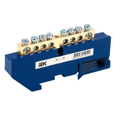 Шина нулевая на DIN изоляторе ШНИ-6х9-8-Д-С