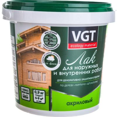 Лак VGT акрил матовый б/цв 0,9кг