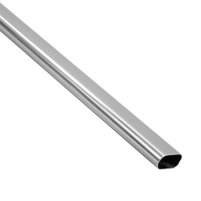 Штанга ОВАЛ 0,6*15*30*3000мм хром глянец UP