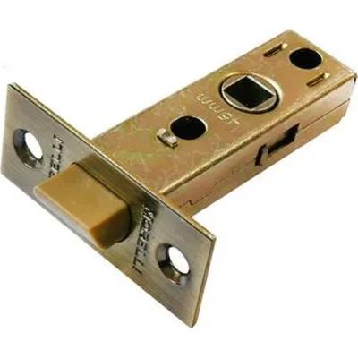 Защелка межкомнатная с пласт. язычком LP6-45 AB, античная бронза