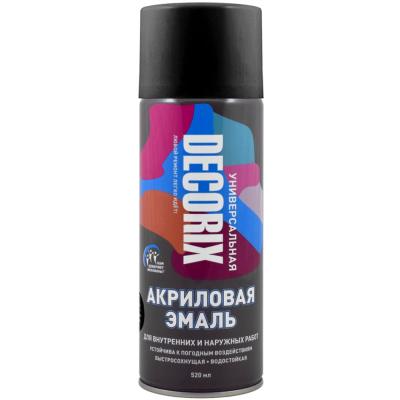 Эмаль аэрозольная DECORIX синий глянц 520мл
