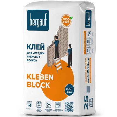 Клей для блоков Bergauf Kleben Block 25 кг Клей для блоков Bergauf Kleben Block 25 кг
