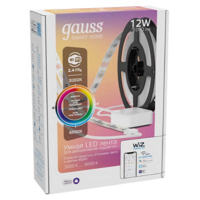 Светодиод.лента умная LED 12Вт 3000-6000К 3м Smart  Home Gauss