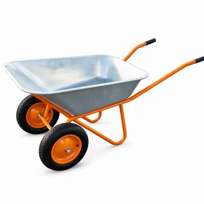 Тачка строительная 2-колес. MAWIPRO 110л 0,7мм 250кг PR13(3.25*8) 20мм TC-230 HOME(оранж)