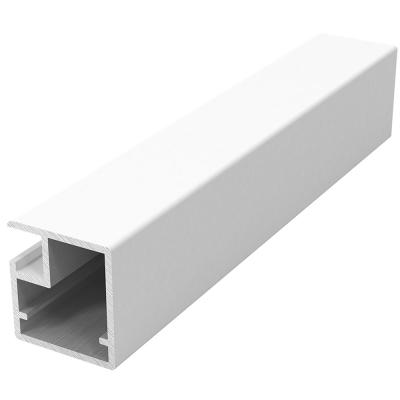 RF-08/LISO Профиль фасадный под стекло белый глянец (3м хлыст)
