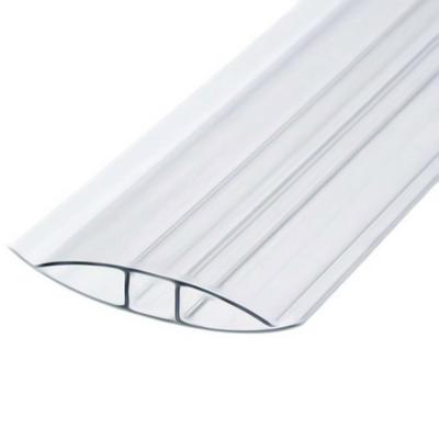 Профиль соединительный для поликарбоната 4-6мм длина 6м прозрачный