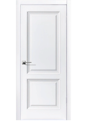 Дверь межкомнатная Shelly-2 В1 Эмаль белая, ширина 900мм
