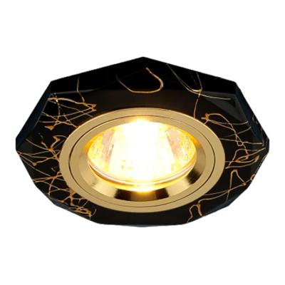 Светильник точечный ES 2040 MR16 черный/золотой