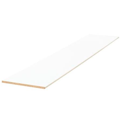 10 Белый столешница 25*600*3000, матовая, СКИФ (ДСП, R1, шагр. мат.)