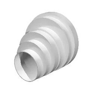 Соединитель эксцентр. D160/125/100/80 ПВХ