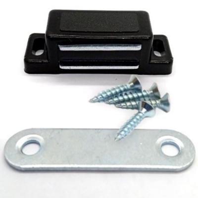 Магнит мебельный черный