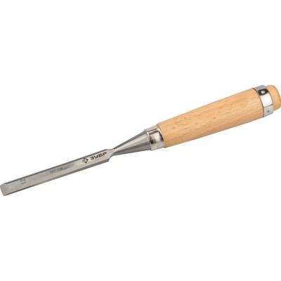 Стамеска-долото с деревянной ручкой ЗУБР 12мм