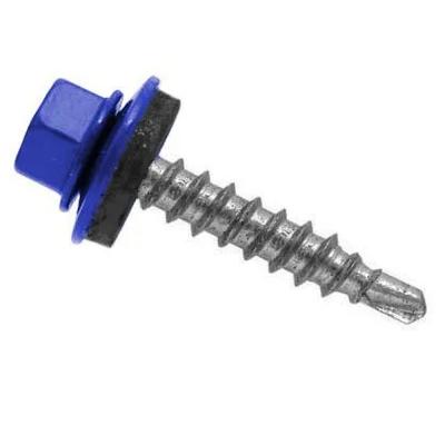 Саморез 4,8*51 шестигр. с рез.прокл. (ярко-синий)