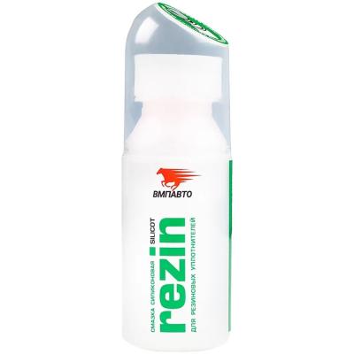 Силиконовая смазка SILICONE REZIN ВМП Авто 30мл с губкой