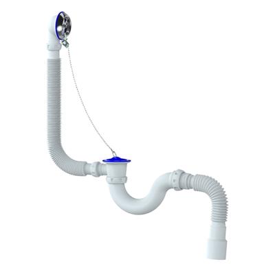 Обвязка на ванну 1 1/2*40 (50см) с нерж.вып.и перелив с гофрой 40/50 S32