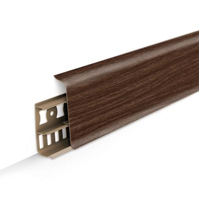 Плинтус напольный Деконика Орех 85мм 2,2м - 291