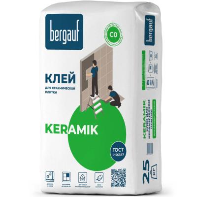 Клей для керамической и кафельной плитки Bergauf Keramik 25 кг С0
