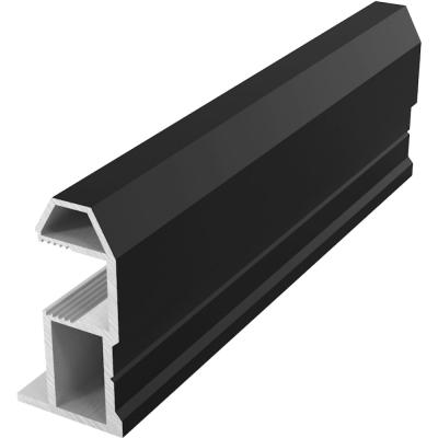 ПРЕМИАЛ ELEPHANT Вертик проф  ЧЕРНЫЙ муар 5,4м трапеция (FISH)