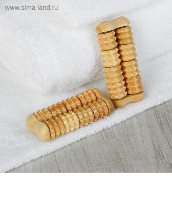 Массажер дерево для рук и ног 8 колес 2586840