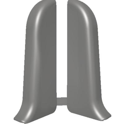 Заглушка Металлик серебристый прав