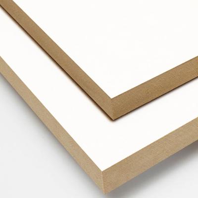 МДФ 2150*1650*16 мм лам. Белая 1 ст. шагрень (Жешарт)