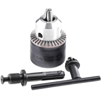 Патрон сверлильный ключевой 13мм, 1/2-20UNF, с адаптером