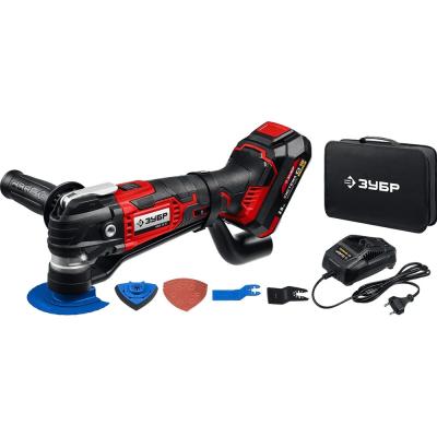Реноватор ЗУБР 18В 1АКБ, набор насадок, сумка, система АКБ С1-18