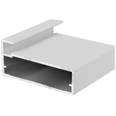 RF-06/MARCO профиль фасадный под стекло хром матовый (3м хлыст)