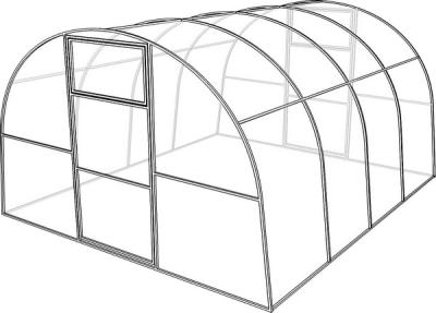 Теплица Солнышко 3*4м 40*20 цинк (шаг 0,67м)