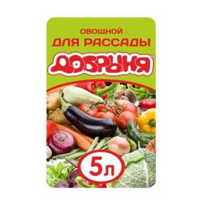 Грунт овощной ДОБРЫНЯ 5л