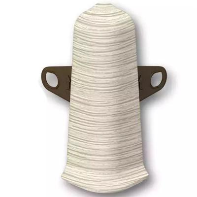 Уголок наруж с крепежом Дуб жемчужный 85мм Деконика