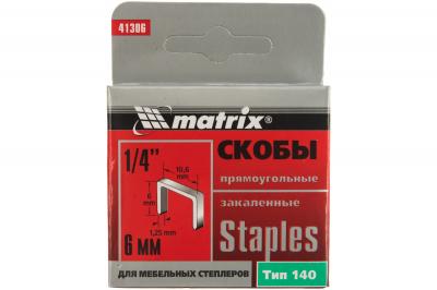 Скобы запасные ЗУБР 6мм тонкие ТИП 53 (1000шт/уп)