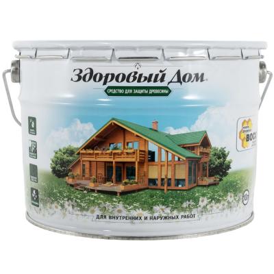 Средство деревозащитное ЛАКРА Здоровый Дом, (10л) дуб