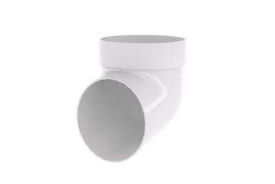 Колено сливное ПВХ Grand Line Белый (9003)