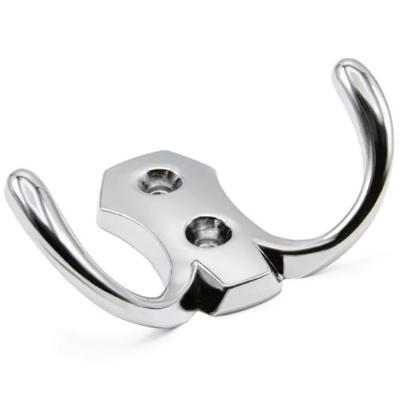 Крючок 2313 2-х рожковый, хром