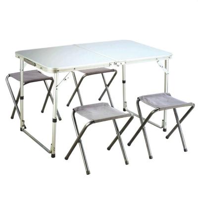 Стол складной 120*60*70см + 4 стула